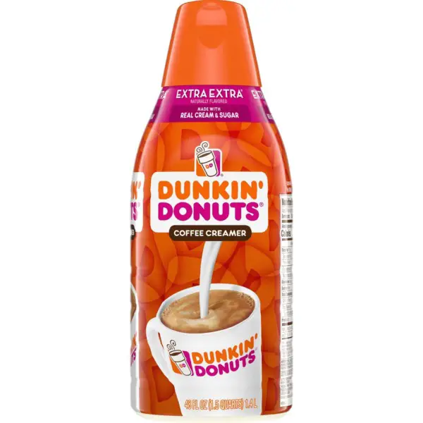 ¿Cuánta crema y azúcar en el café Dunkin Donuts?