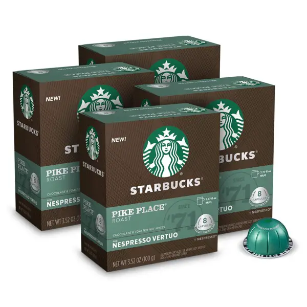 Las cápsulas Starbucks Nespresso también vienen para la línea Vertuo